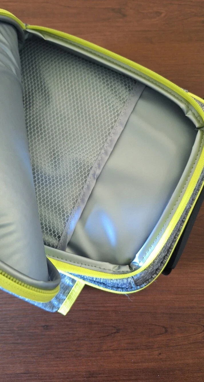 Igloo Gray and Yellow Vertical Cooler Lunch Bag